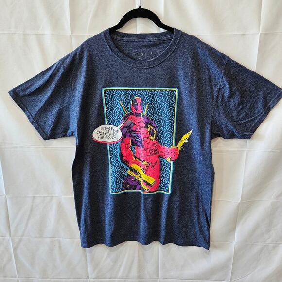 CVLA Marvel Deadpool Comic Short Sleeve Tee Size Large - Picture 1 of 6